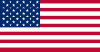 Bandeira de Estados Unidos - Fonte: wikipedia.org